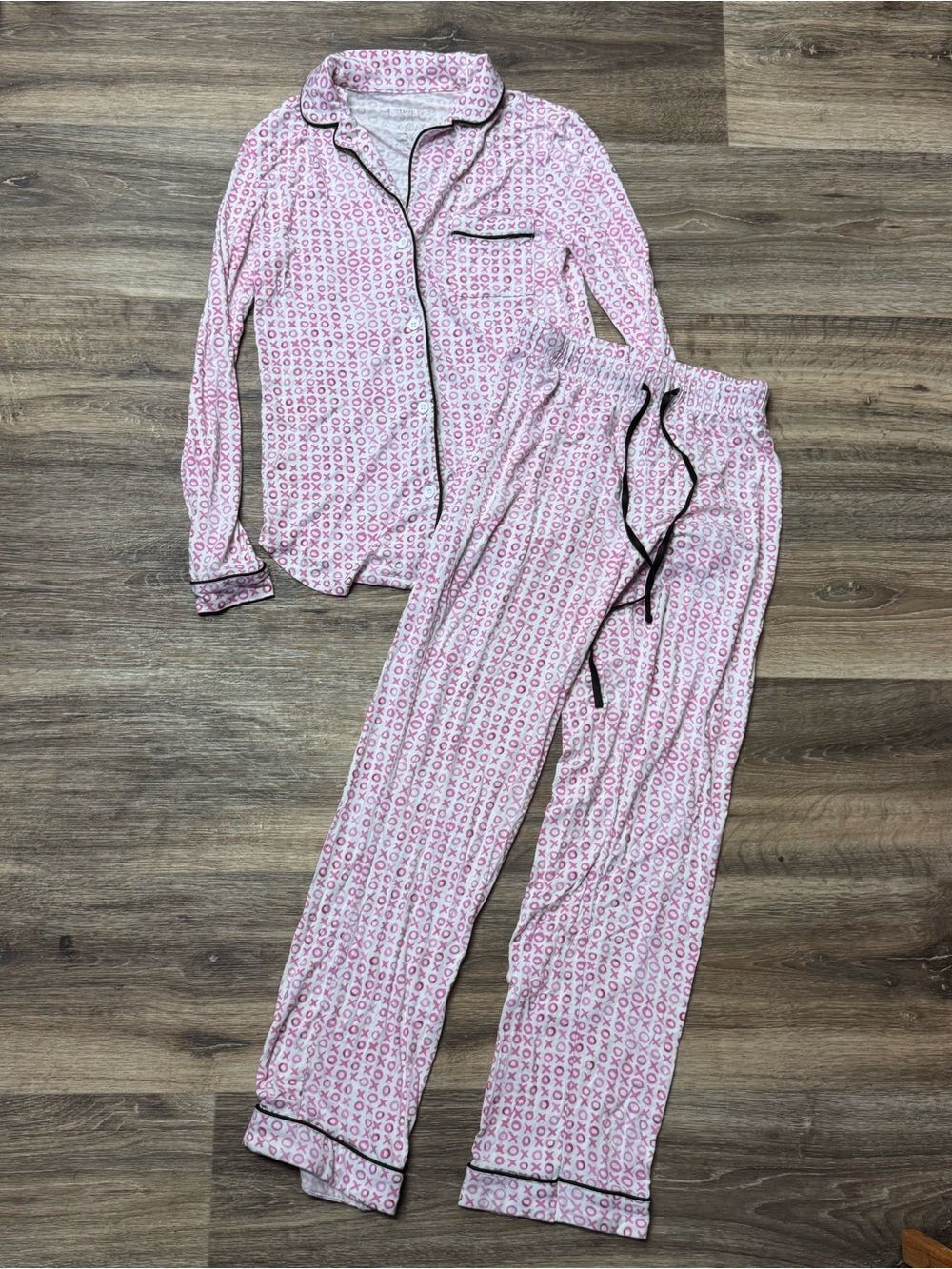 Katie J NYC Couture Maia Print Pajama Set Teen Women’s XXS